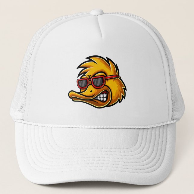Casquette Canard Jaune, sens inférieur (Devant)