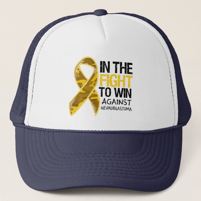 Casquette Cancer de la neurooblastomie - Lutte pour gagner (Devant)
