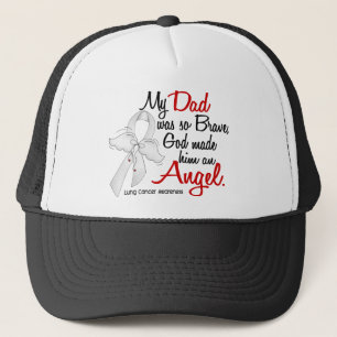 Casquette Cancer de poumon de papa de l'ange 2