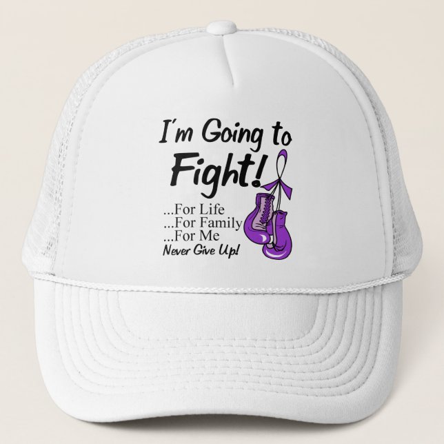 Casquette Cancer d'ESSENTIEL je vais combattre (Devant)