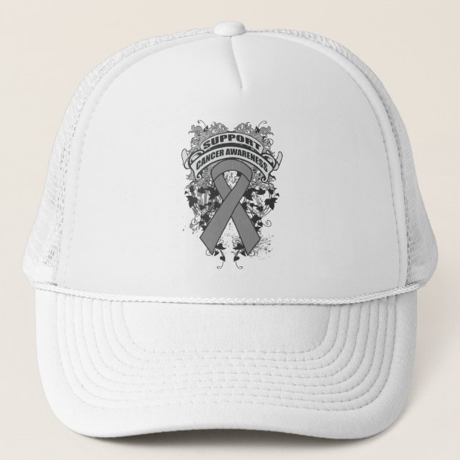 Casquette Cancer du cerveau - Soutien Cool Sensibilisation S (Devant)