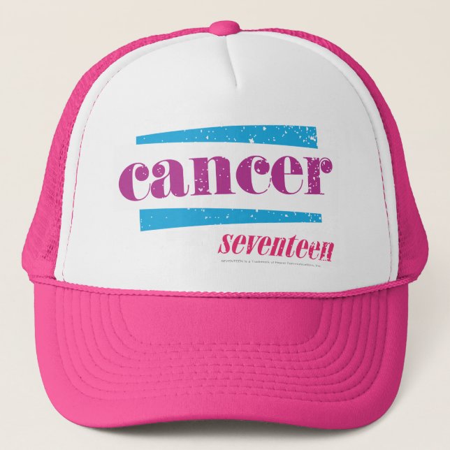 Casquette Cancer pourpre (Devant)