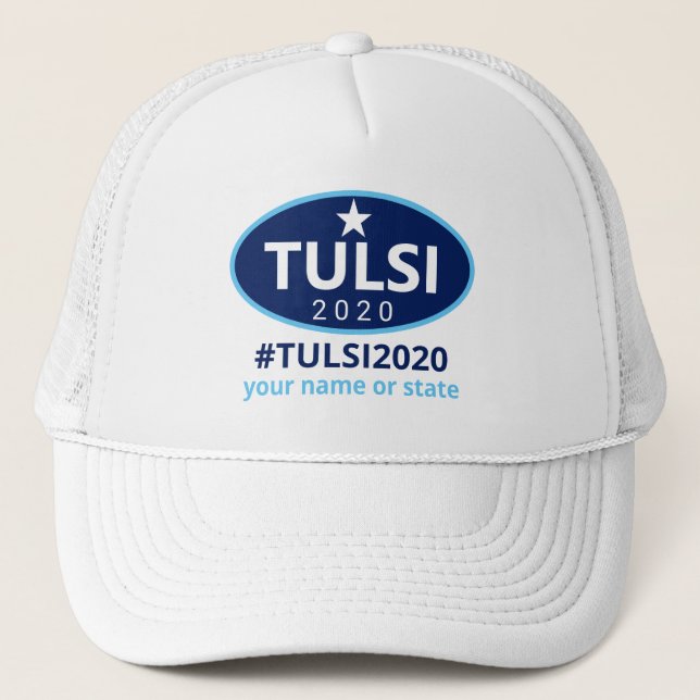 Casquette Candidat présidentiel de campagne de Tulsi 2020 (Devant)