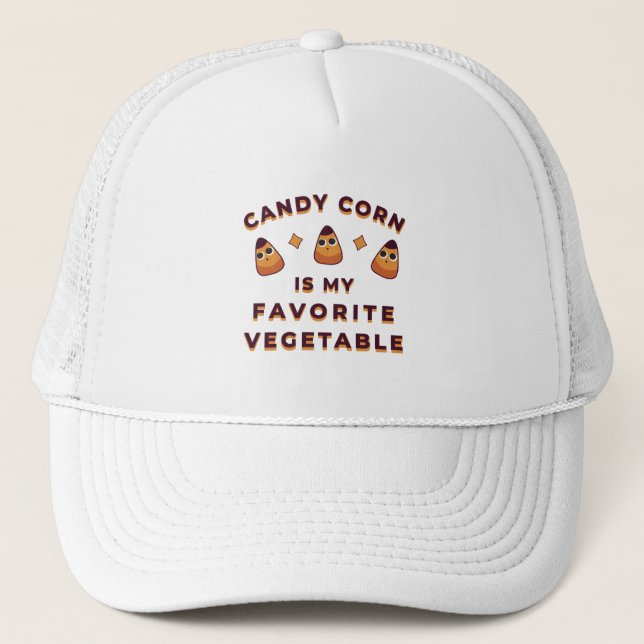 Casquette Candy Corn Halloween (Devant)