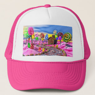 Casquette Candyland rose