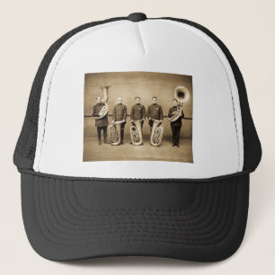 Casquette Cannettes de fil de tuba (sépia)