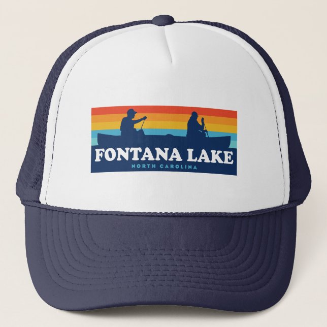 Casquette Canot de Fontana Lake Caroline du Nord (Devant)