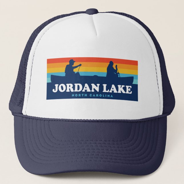 Casquette Canot Jordan Lake North Carolina (Devant)