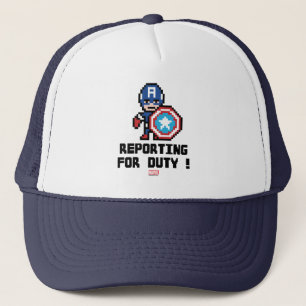 Casquette Capitaine America 8Bit - Présentation au devoir !