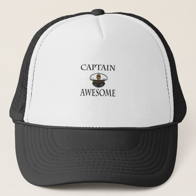 Casquette Capitaine Awesome (Devant)