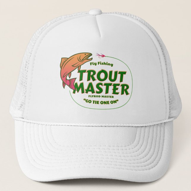 Casquette Capitaine de truite de pêche (Devant)