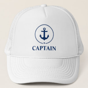 Casquette Capitaine nautique Anchor Rope
