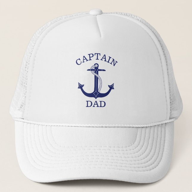 Casquette Capitaine nautique Dad d'Ancre (Devant)