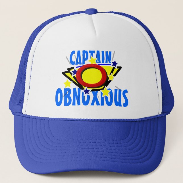Casquette Capitaine Obnoxious Funny (Devant)
