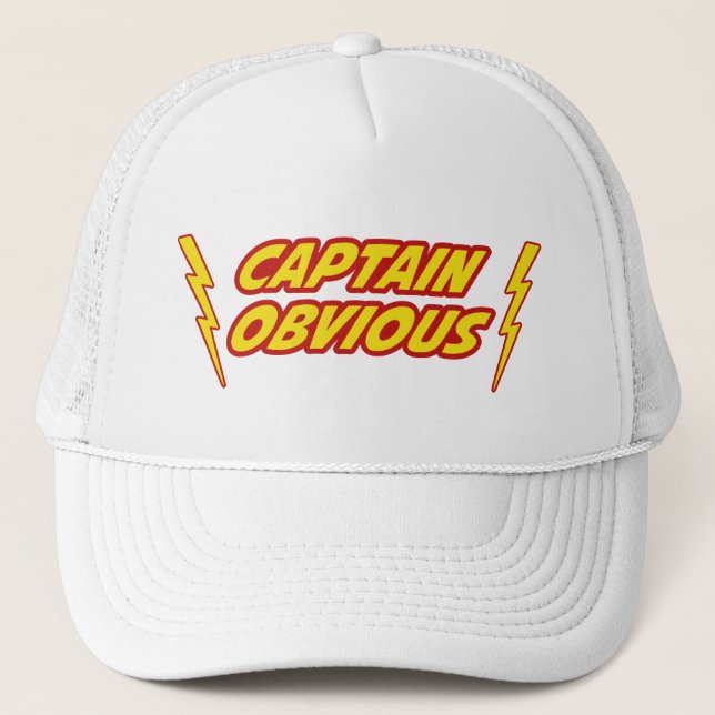 Casquette Capitaine Obvious Superhero (Devant)