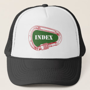 Casquette Carabiner d'Escalade d'index