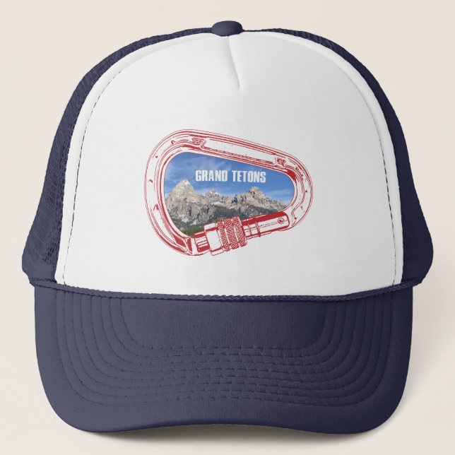 Casquette Carabiner Escalade Grand Tetons (Devant)