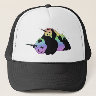 Casquette Caresse magique d'étincelle de pandas de licorne