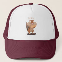 Caricature de chipmunk à grosses joues mignonnes