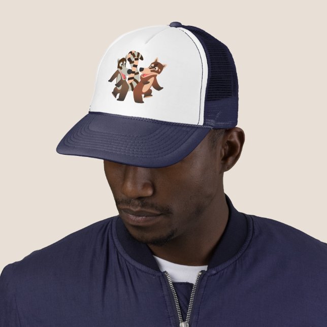Casquette Caricature de danse mignonne Coatimundis (En situation)