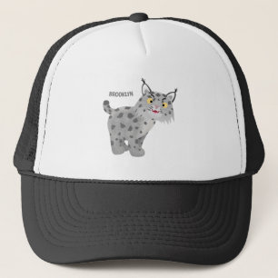 Casquette Caricature de lynx de lynx de lynx