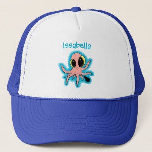 Casquette Caricature de poulpe de bébé mignonne et cheeky