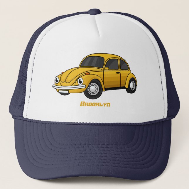 Casquette Caricature de voiture classique (Devant)
