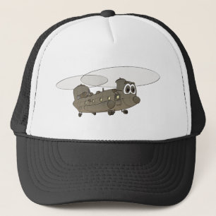 Casquette Caricature hélicoptère Chinook