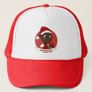 Casquette Caricature pour bébé Noël mignon Trucker Chapeau