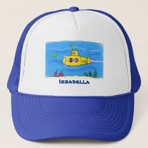Casquette Caricature sous-marine joyeuse
