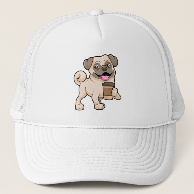 Casquette Carlin avec café pour aller (Devant)
