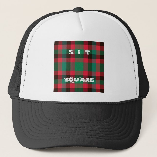 Casquette Carré assis (Devant)
