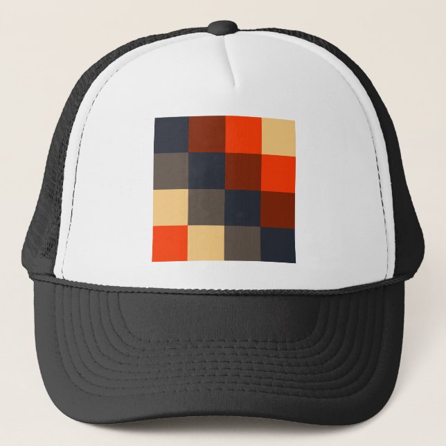 Casquette Carrés couleur (Devant)