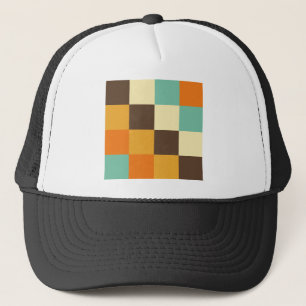 Casquette Carrés couleur