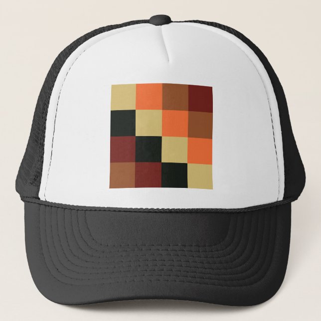 Casquette Carrés couleur (Devant)