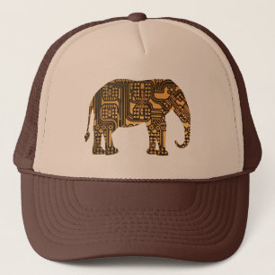 Casquette Carte de circuit éléphant en cuivre