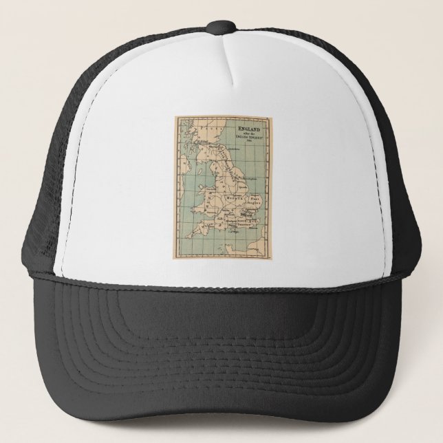 Casquette Carte de la vieille Angleterre (Devant)
