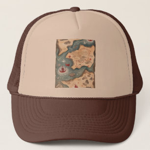 Casquette Carte de pirate