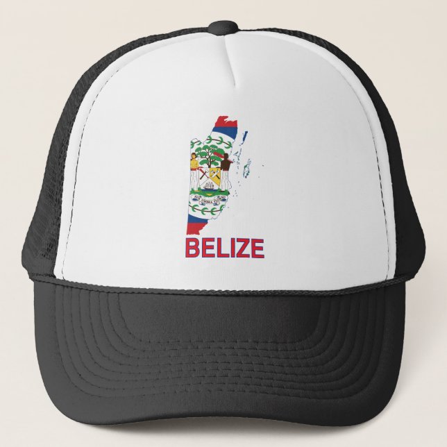 Casquette Carte du Belize (Devant)