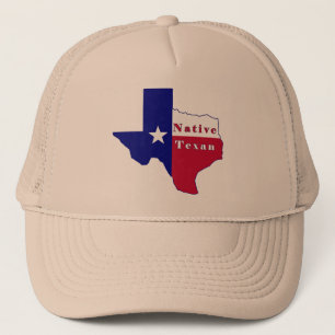 Casquette Carte du drapeau texan natif
