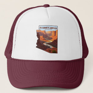 Casquette Carte du Grand Canyon National Park Arizona