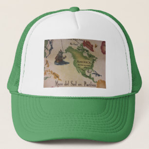 Casquette Carte du monde - Amérique