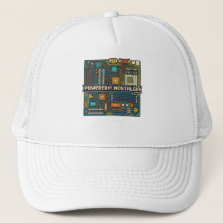 Casquette Carte mère d'ordinateur vintage des années 80 "Ali