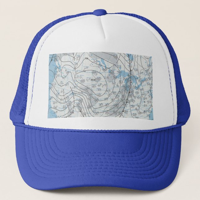 Casquette Carte météorologique nationale (Devant)