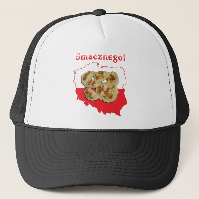 Casquette Carte polonaise de Pierogi Smacznego (Devant)