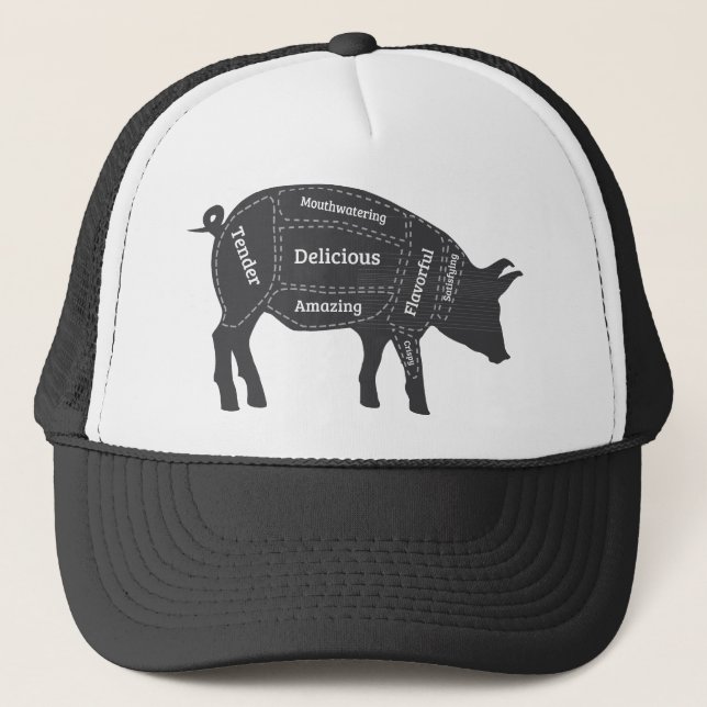 Casquette Carte principale de porc de Decriptive (Devant)