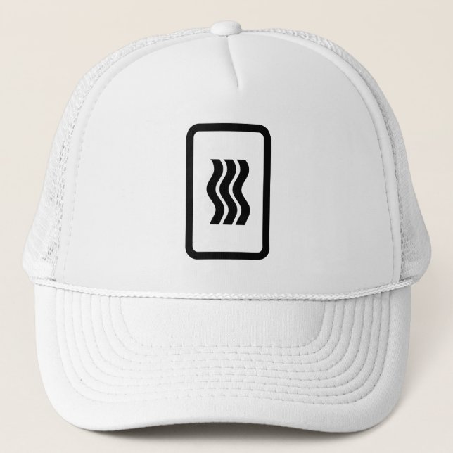 Casquette Carte Zener | 3 lignes verticales ondulées (Devant)