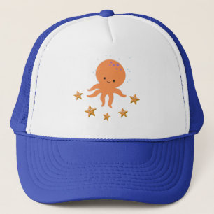 Casquette Cartoon de cétacés de cétacés