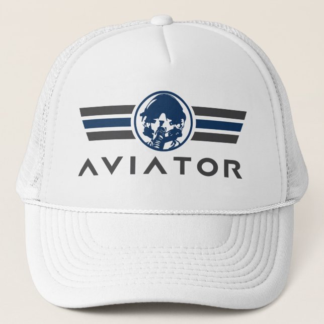 Casquette Casque et masque de pilote de combat (Devant)