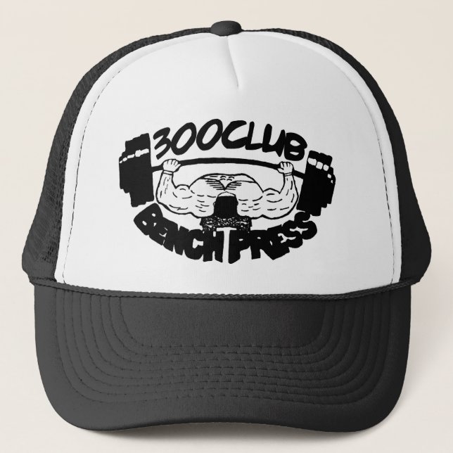 Casquette Casquette/casquette de banc à presse de 300 clubs (Devant)